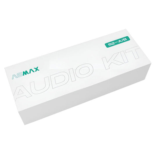 ASMAX S2 A/B audio clamp kit original packaging for motorcycle intercom accessories