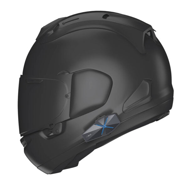 ASMAX F1 PRO MAX Bluetooth intercom mounted on motorcycle helmet