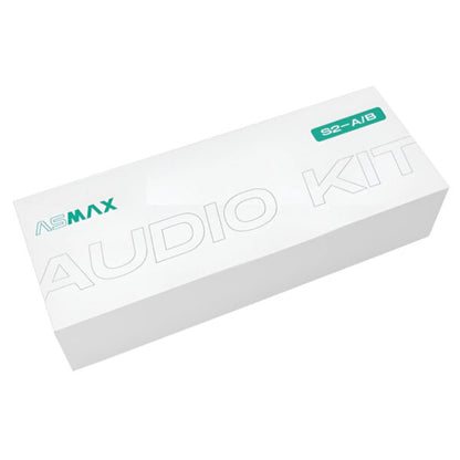 ASMAX S2 A/B audio clamp kit original packaging for motorcycle intercom accessories